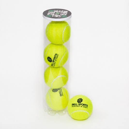 SkillSports Branded Tennis Balls (Tube of 4)